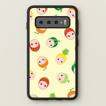 Fruit Angels Pattern Galaxy S10 Case