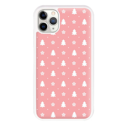 Pink Tree Pattern Phone Case