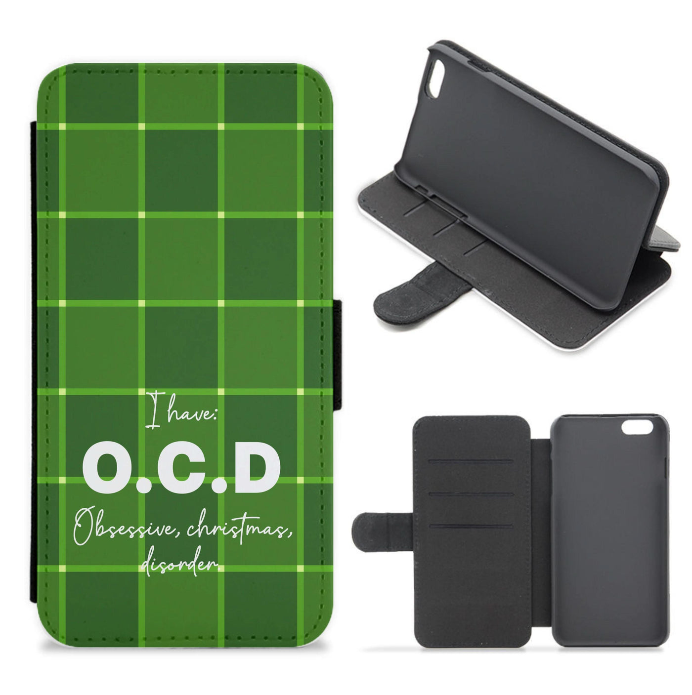 Obsessive Christmas Order Flip / Wallet Phone Case