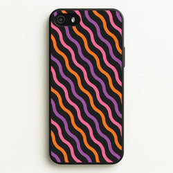 Wavy Abstract Halloween Pattern iPhone 5 / 5s / SE 2016 Case