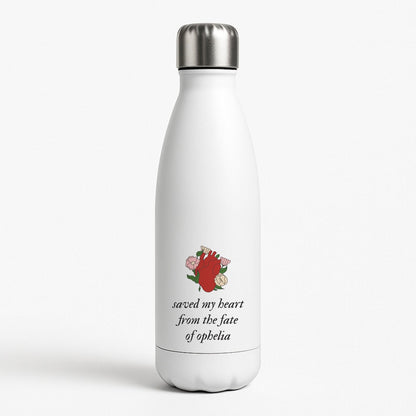 Saved My Heart White Water Bottle