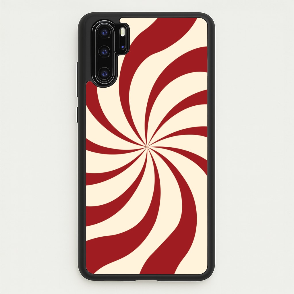 Peppermint Swirl Pattern Huawei P30 Pro Case
