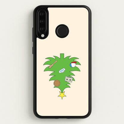 Upside Down Christmas Tree Huawei P30 Lite Case