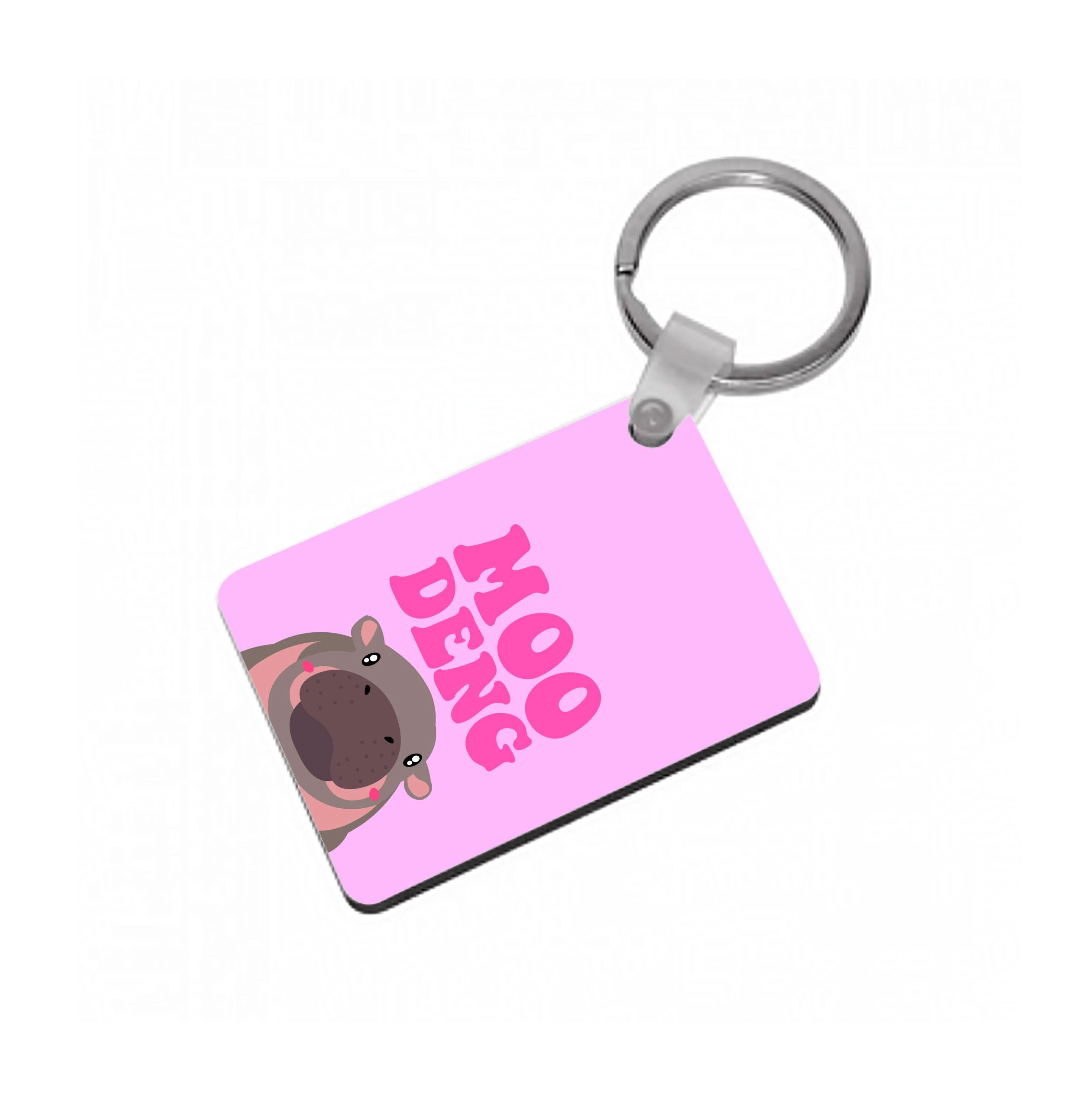 Moo Pink Keyring