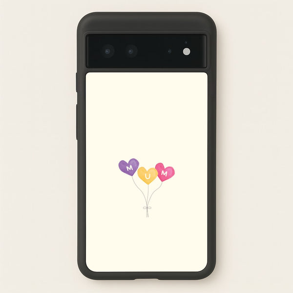 Mum Watercolour Balloons Google Pixel 6 Case