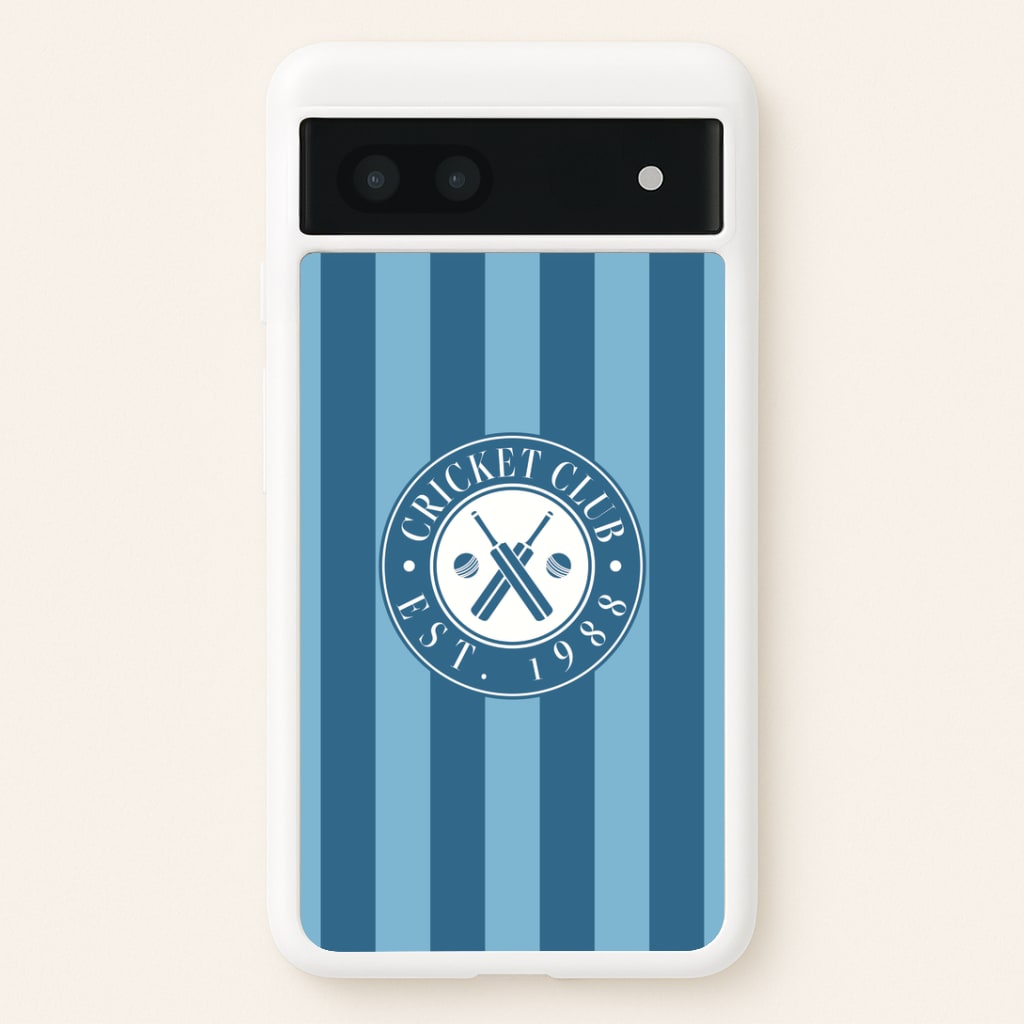 Stripey Cricket Badge Google Pixel 7a Case