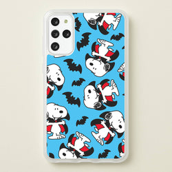 Cartoon Beagle Vampire And Bats Pattern Galaxy S20 Plus Case