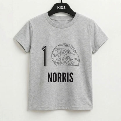 Norris Helmet 2026 Grey Kids T-Shirt