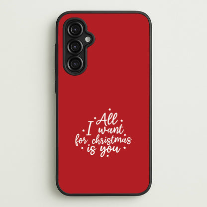All I Want For Christmas Is You Stars Galaxy A14 Case