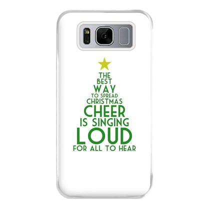 The Best Way To Spread Christmas Cheer - Elf Phone Case