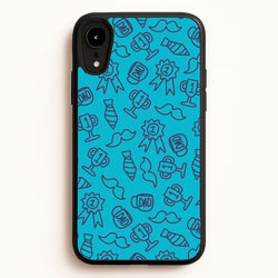 Dad Doodles Pattern iPhone XR Case