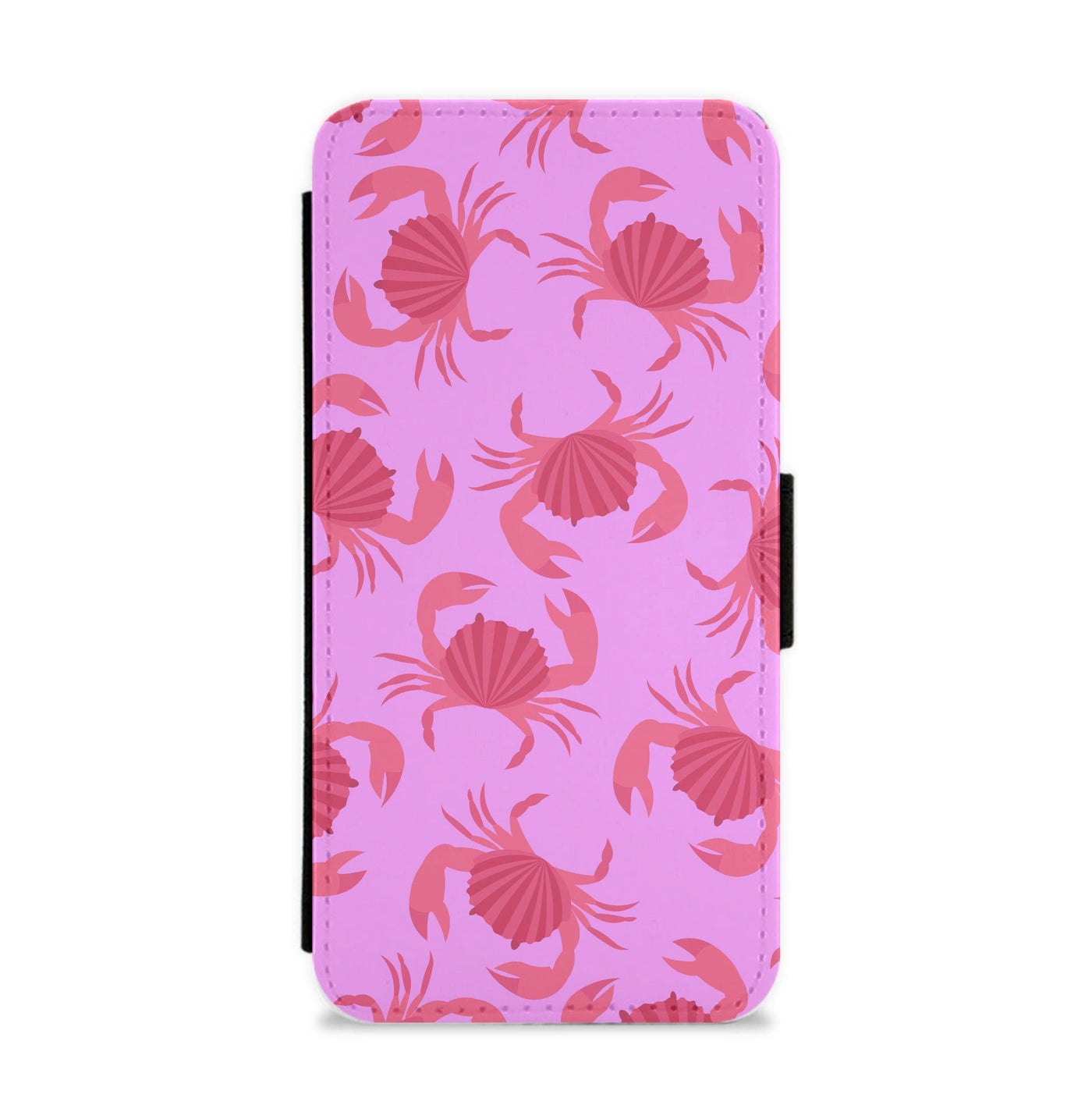 Crab Pattern - Sealife Flip / Wallet Phone Case