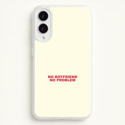 No Boyfriend No Problem Galaxy S25 Edge Case
