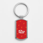 Pizza Planet Pattern  Luxury Keyring 1