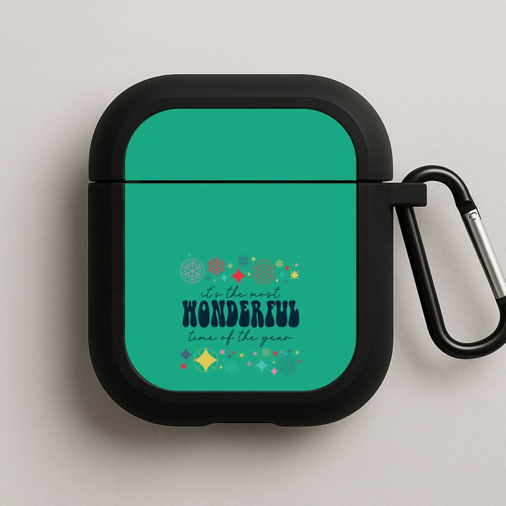 The Most Wonderful Time Of The Year Geometric AirPods Case