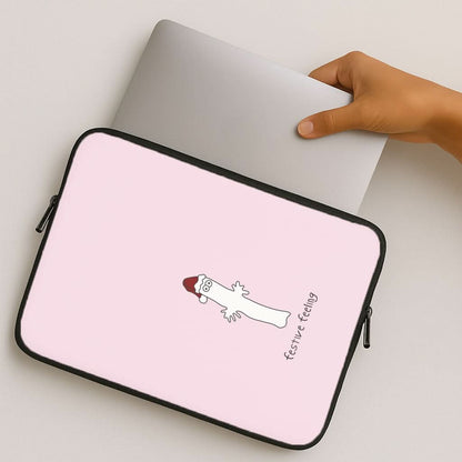 Festive Feeling Wiggly Moom MacBook Cover