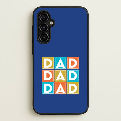 Dad Cubes Galaxy A54 Case