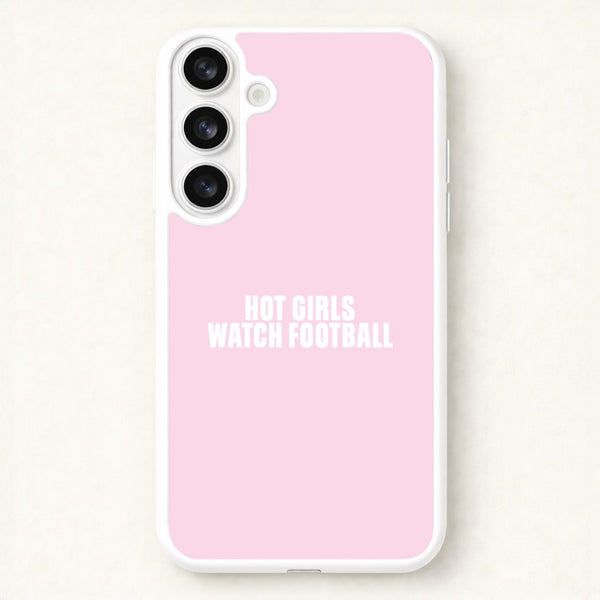 Hot Girls Watch Football Galaxy S26 Case