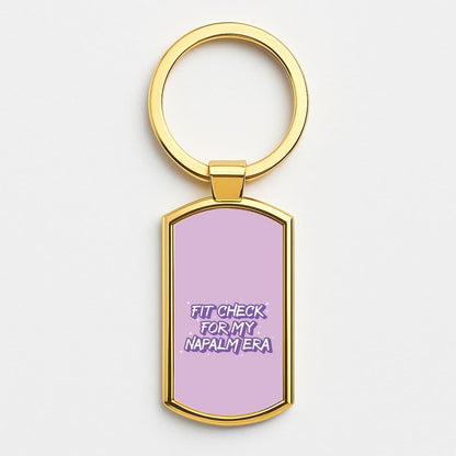 Fit Check Gold Keyring