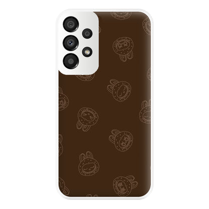 Monsters Outline Pattern I Galaxy A33 Case