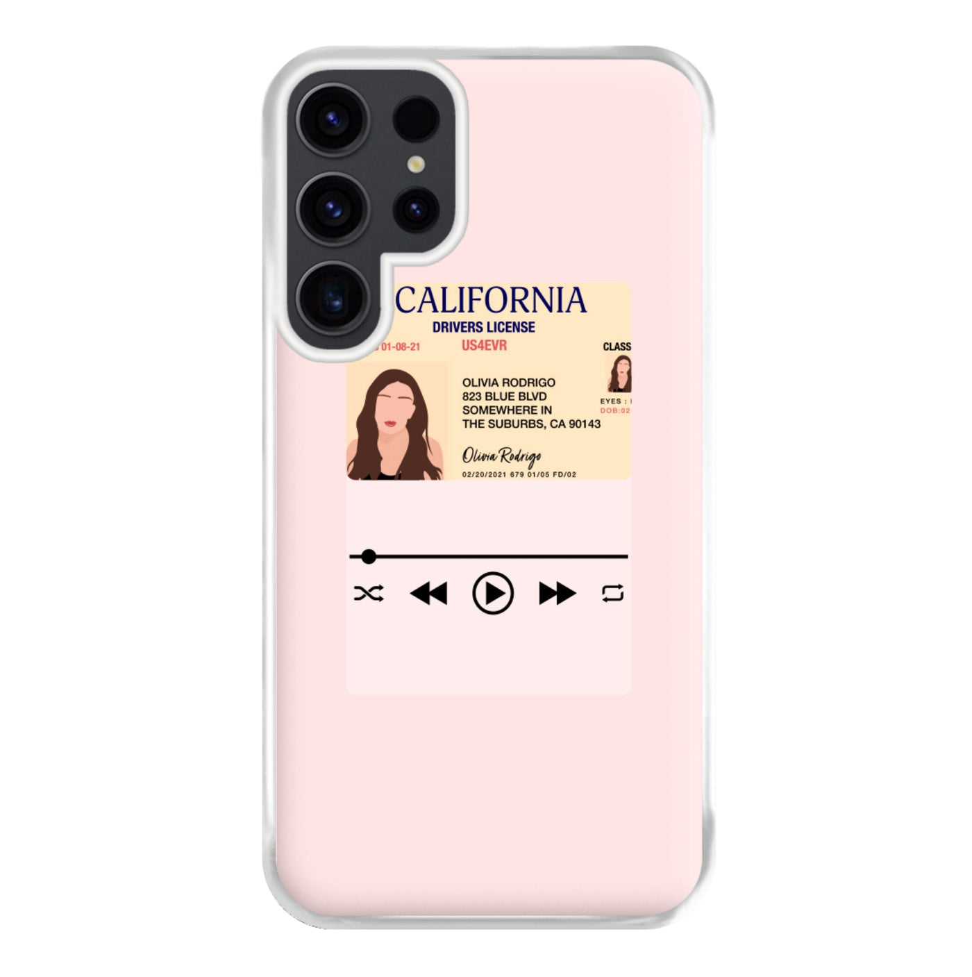 Drivers License - Olivia TikTok Phone Case