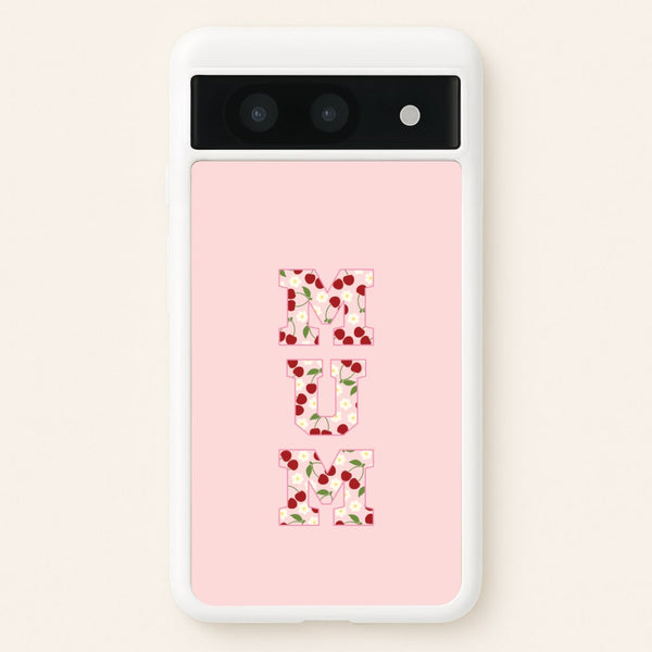 Floral Varsity Mum Google Pixel 8a Case