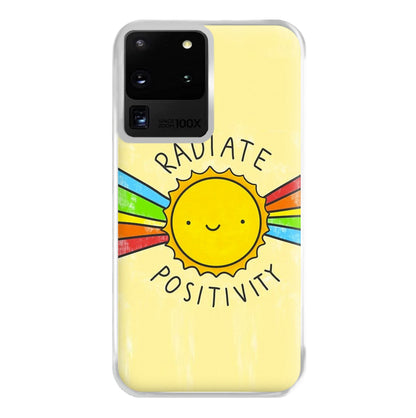 Radiate Positivity Sunshine - Positivity Phone Case