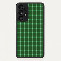 Dark Green Tartan Christmas Pattern Galaxy A53 Case