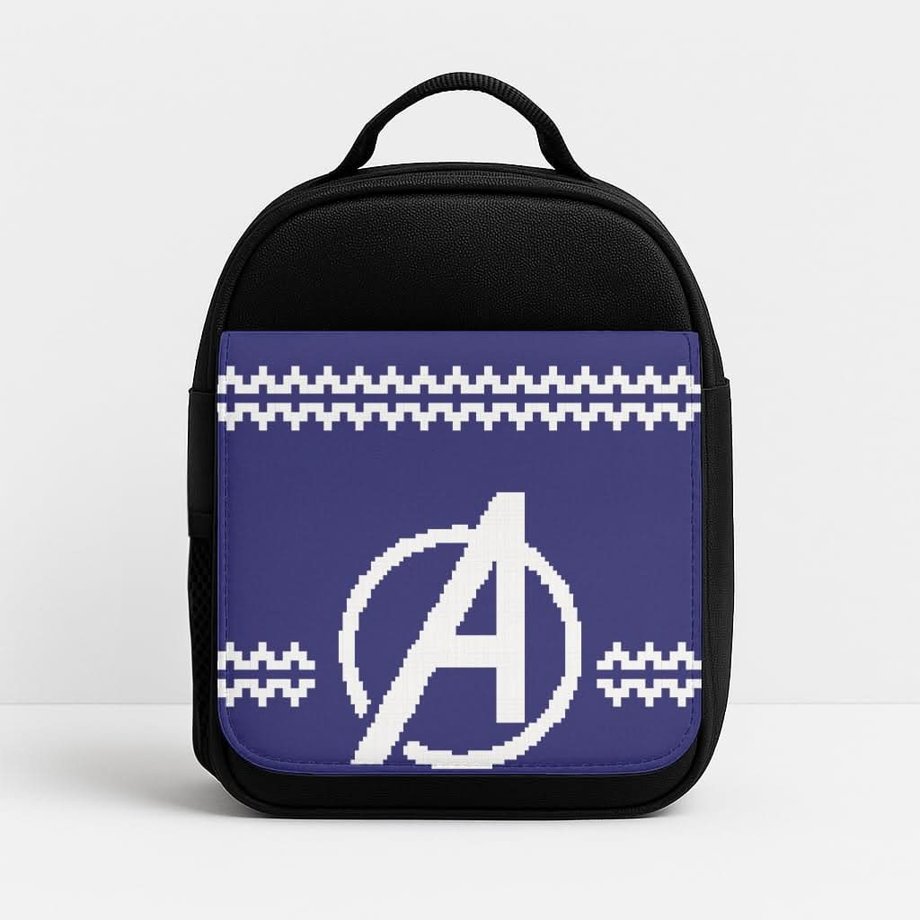 Superhero Team Blue Christmas Jumper  Lunchbox