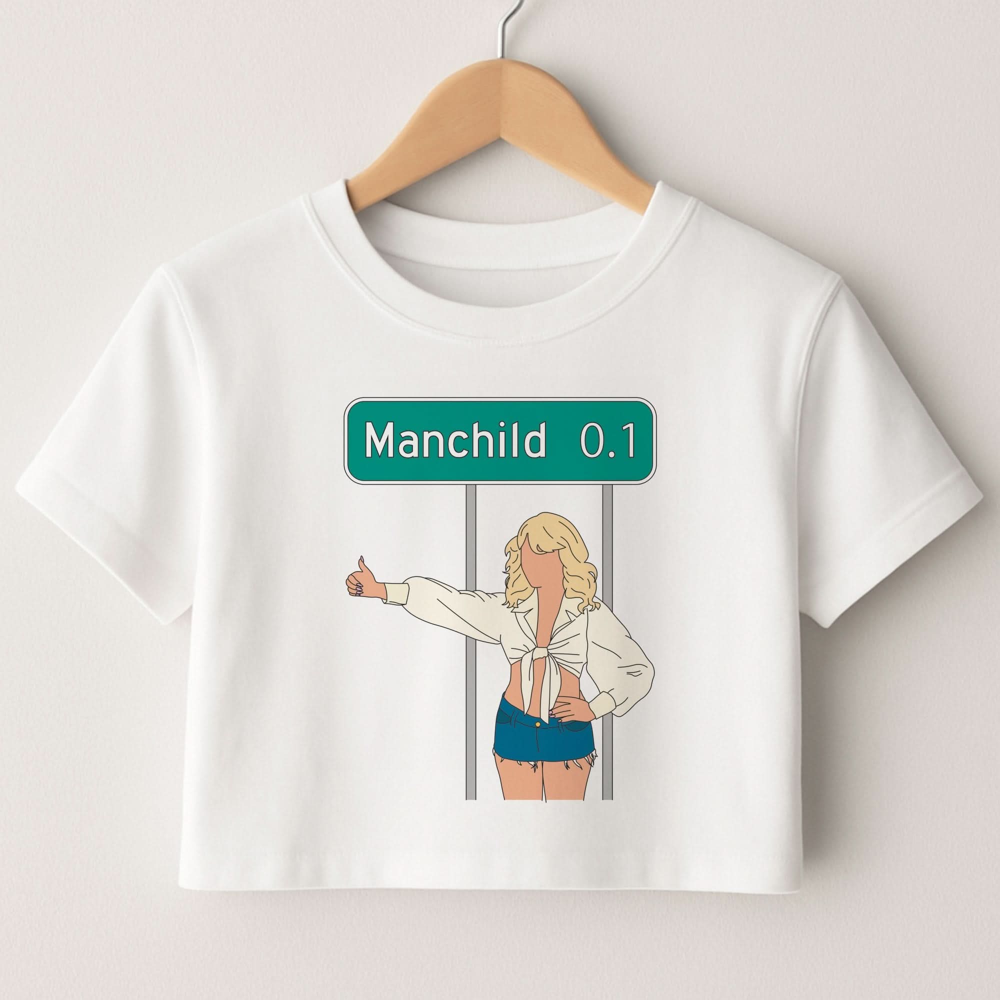 Man Child Miles Crop top