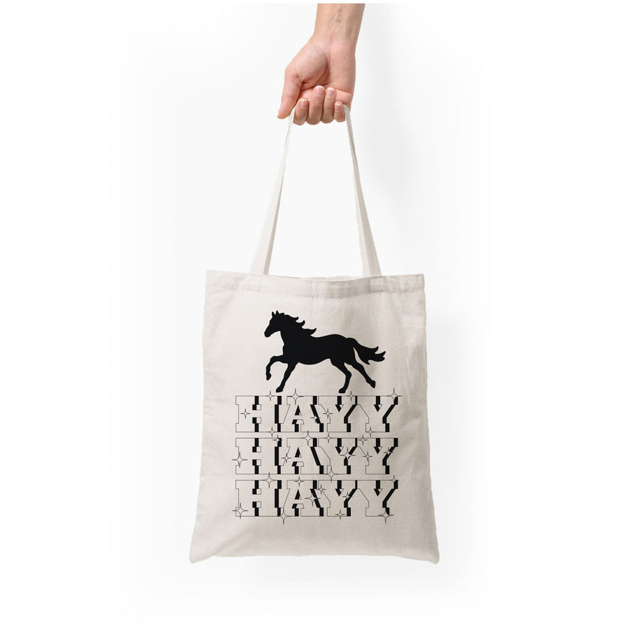 Hayy Hayy Hayy - Horses Tote Bag