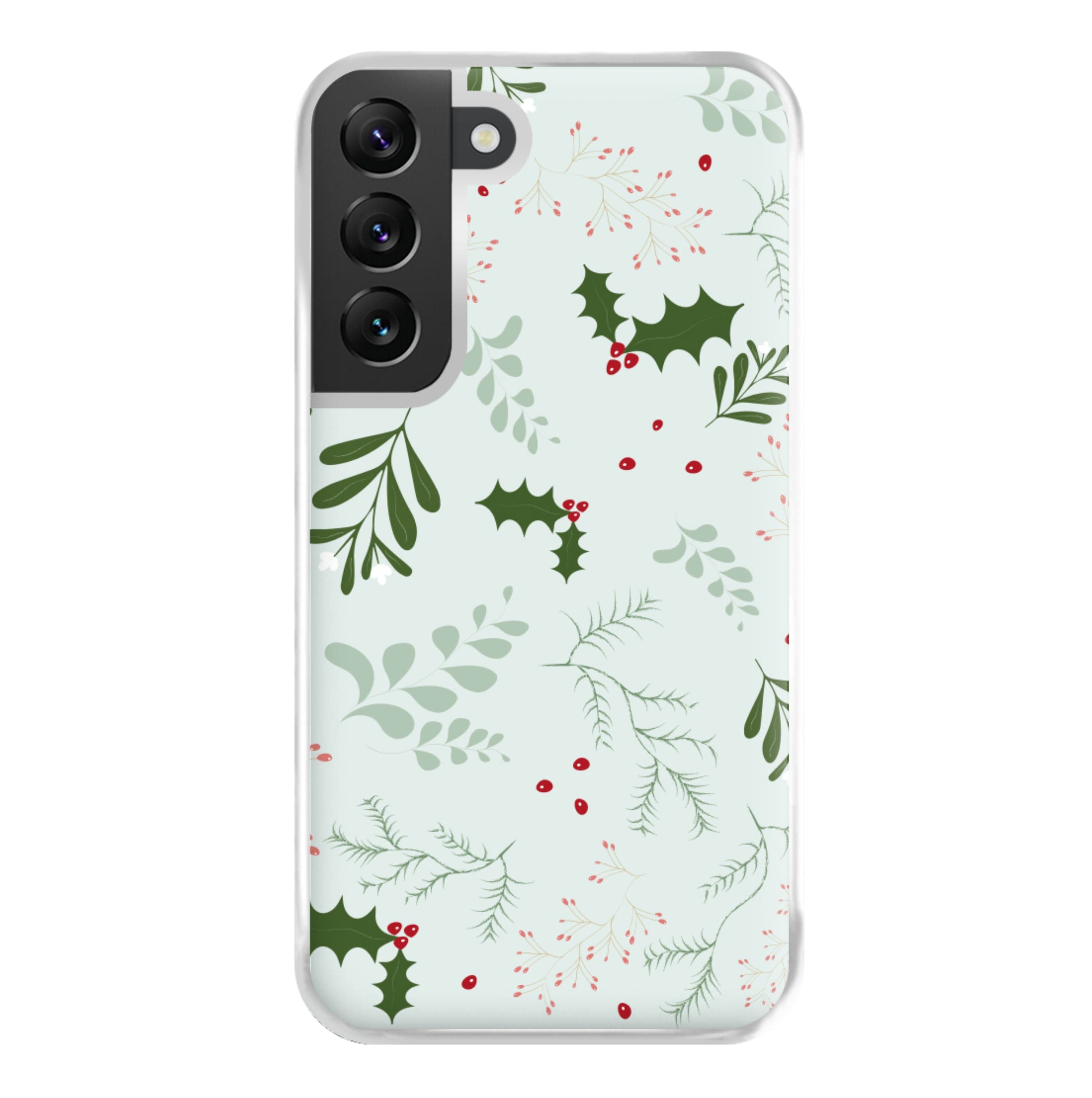 Christmas Floral Pattern Phone Case