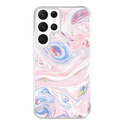 Pink Marble Swirl Phone Case