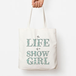 TLOAS Bedazzled Writing Tote Bag