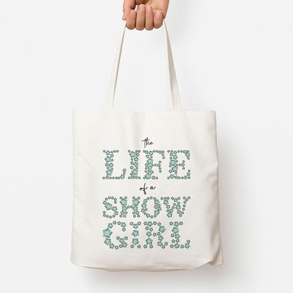 TLOAS Bedazzled Writing Tote Bag