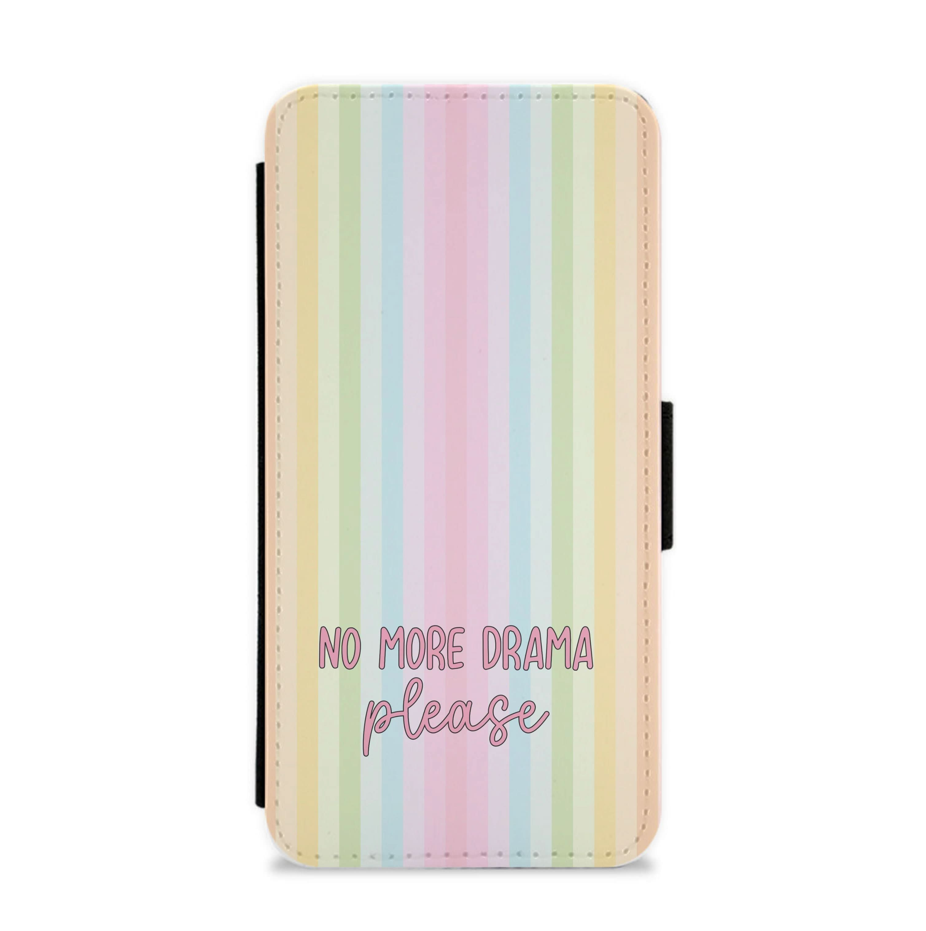 No More Drama Please Flip / Wallet Phone Case