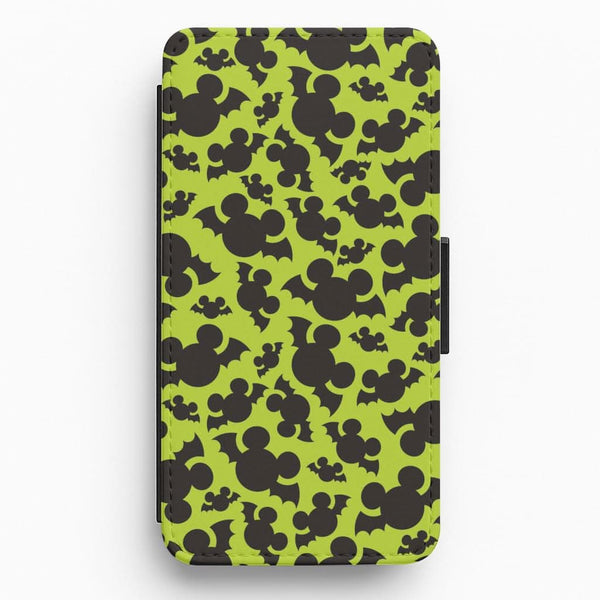 Mouse Bats Pattern Flip / Wallet Phone Case