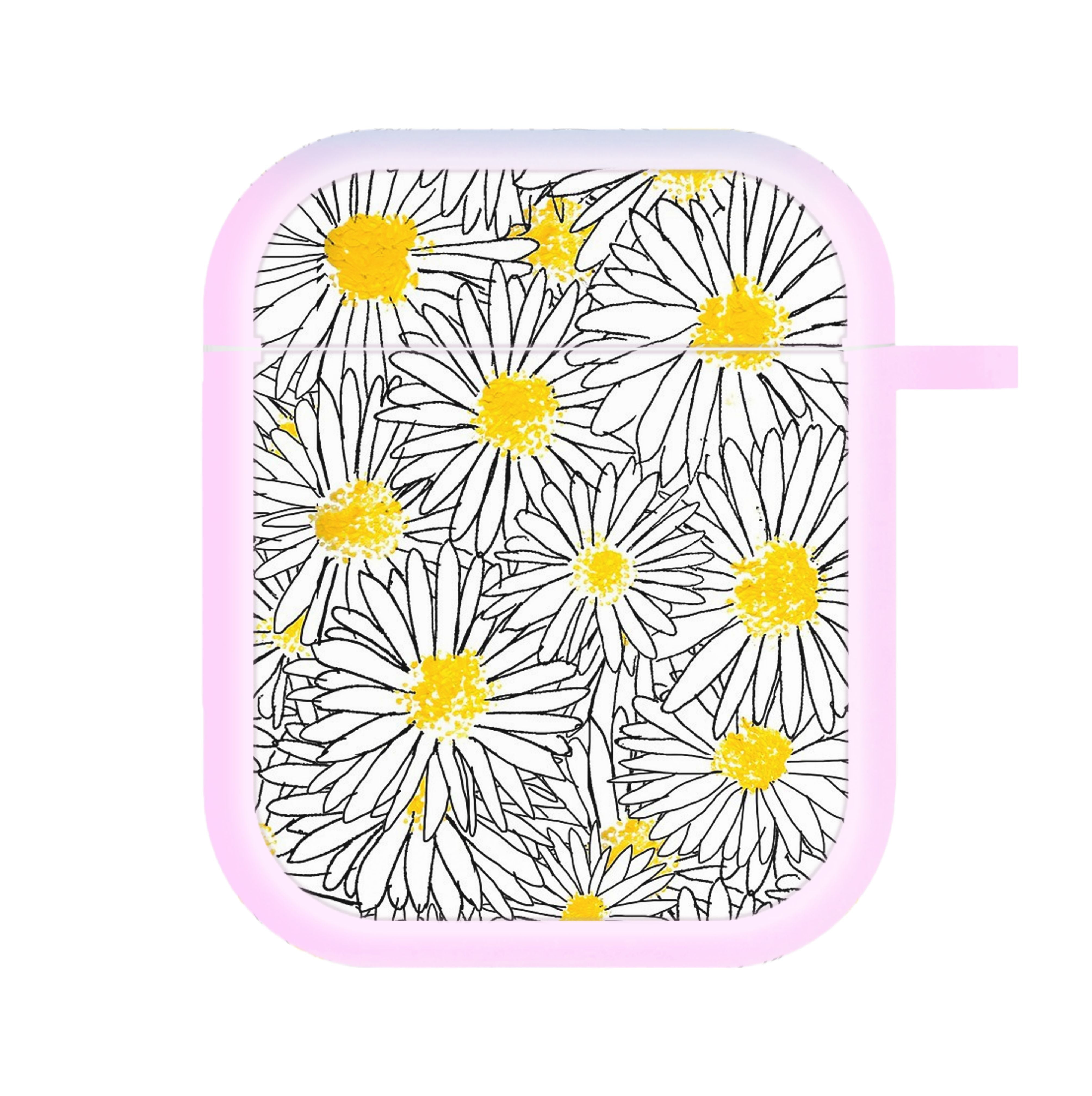 Cute Daisy Pattern AirPods Case