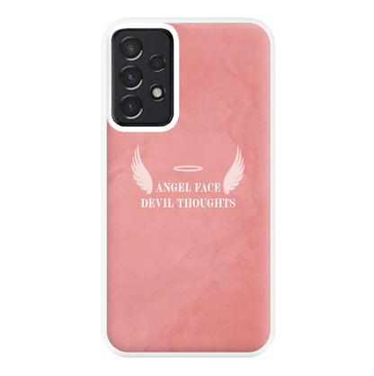 Angel Face Devil Thoughts Phone Case