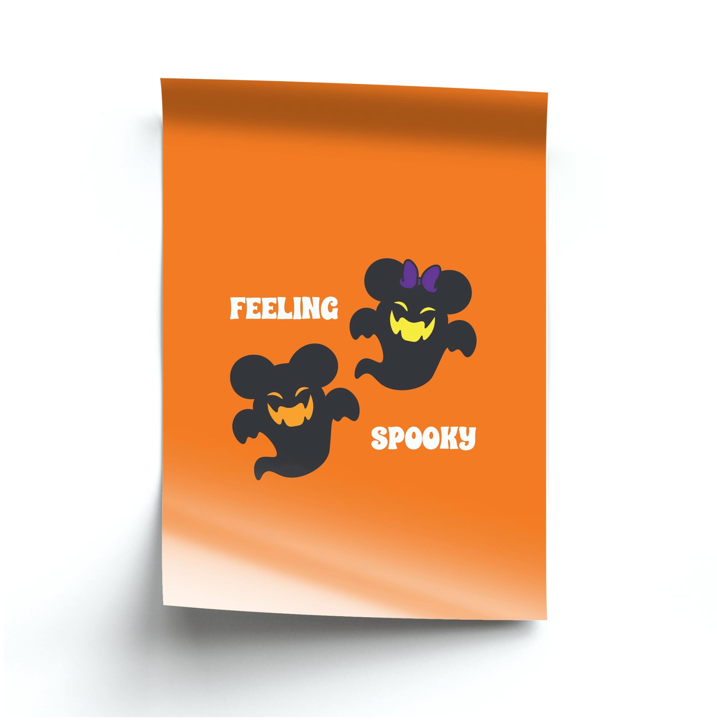 Feeling Spooky Mouse Ghosts Poster