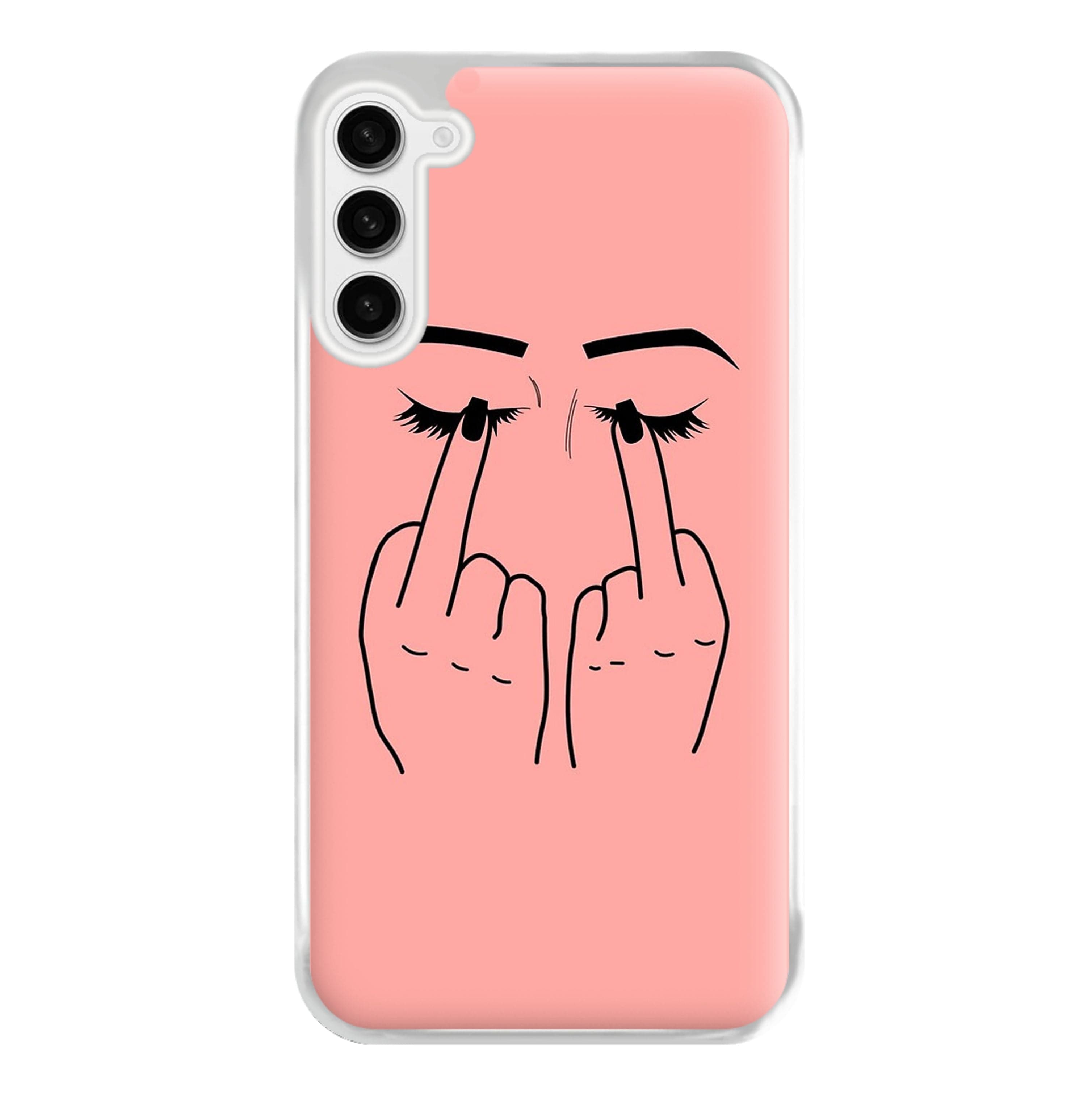 Middle Finger Eyes Phone Case