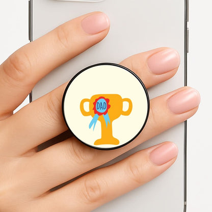 Cartoon Dad Trophy Phone Grip