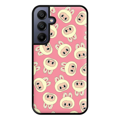 Cute Cream Monster Face Pattern Galaxy A16 Case