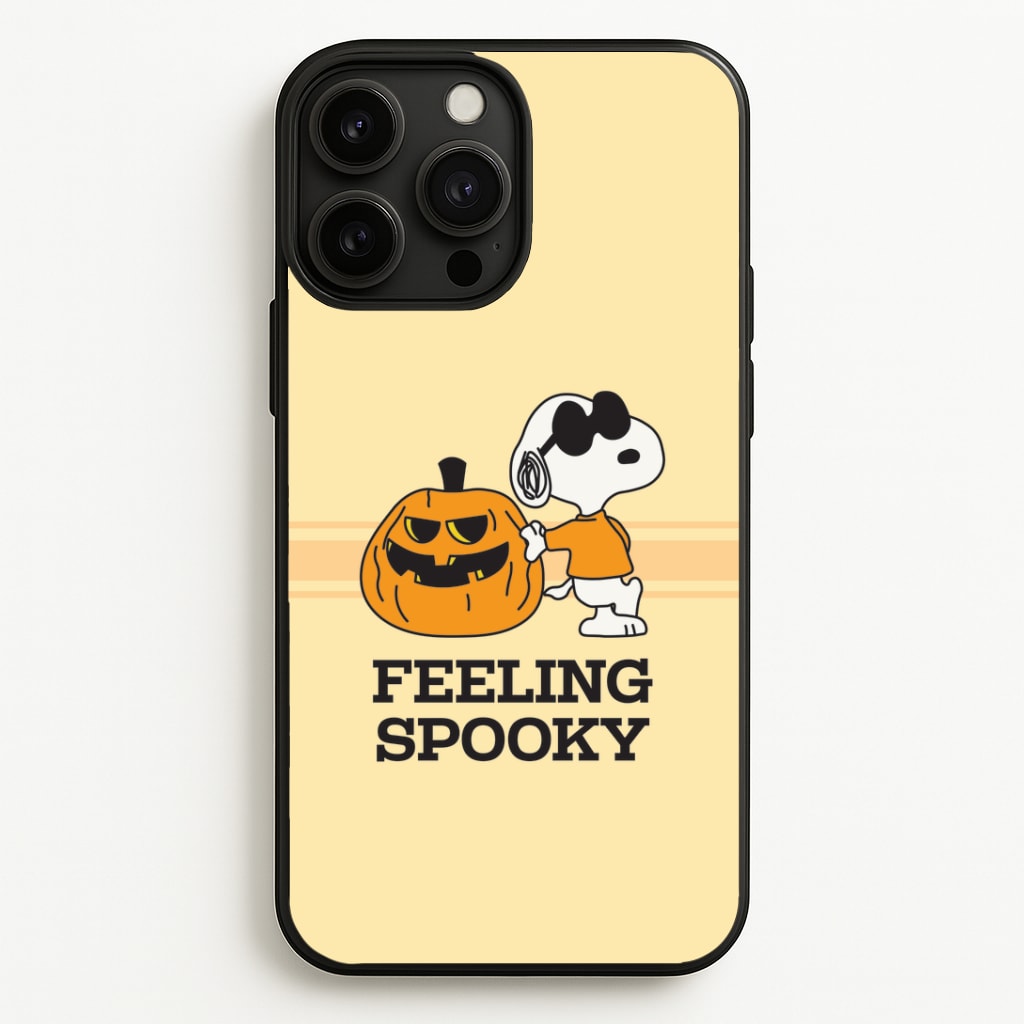 Feeling Spooky Cartoon Beagle iPhone 13 Pro Max Case