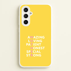 Mother Anagram Galaxy A16 Case
