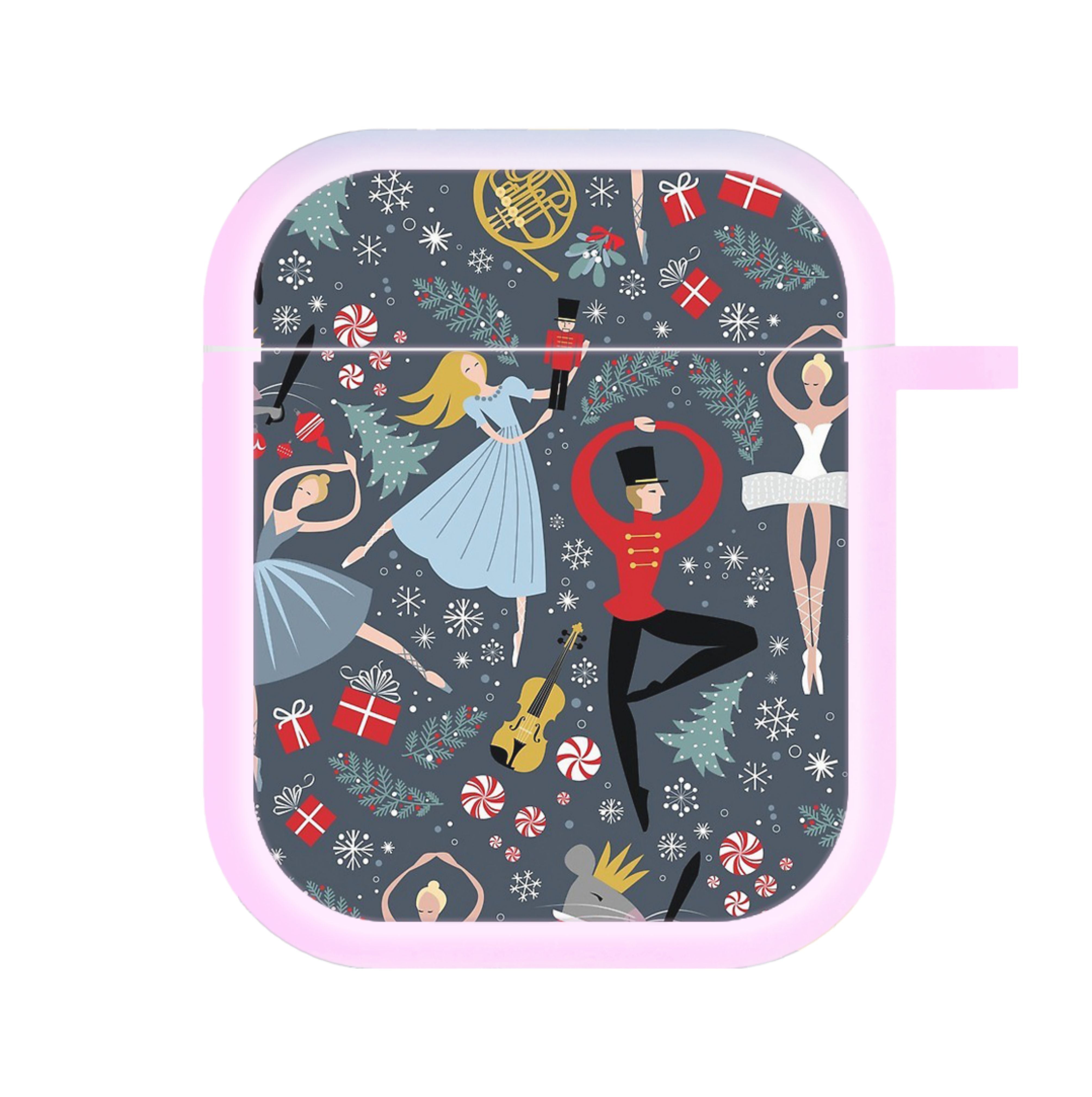 Nutcracker Ballet Pattern - Christmas AirPods Case