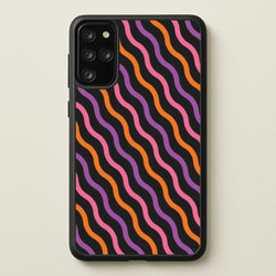 Wavy Abstract Halloween Pattern Galaxy S20 Plus Case