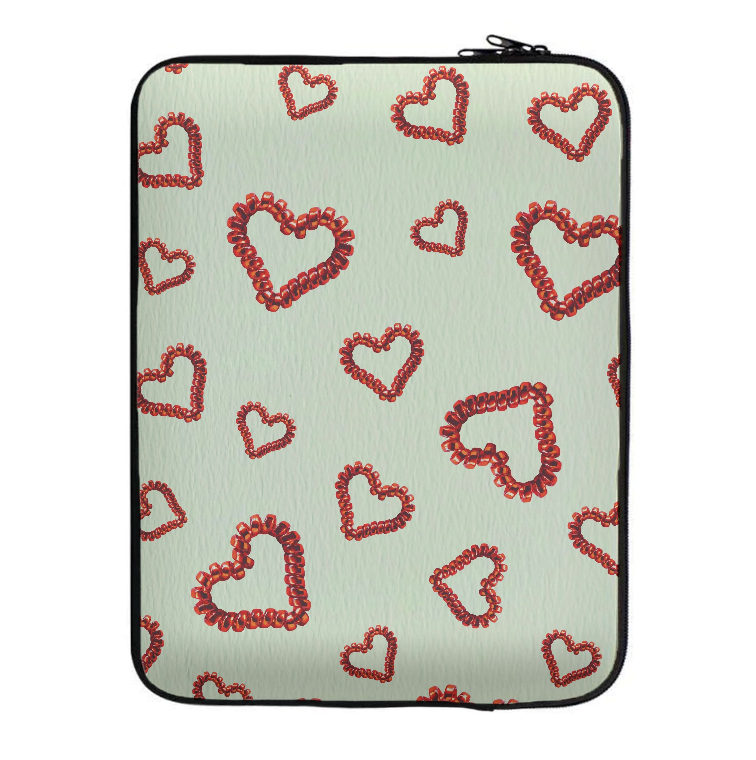 Elastic Hearts Pattern Laptop Sleeve