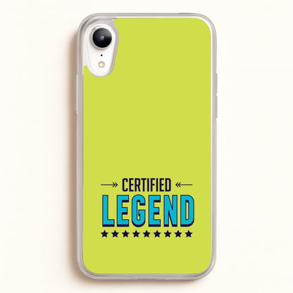 Certified Legend iPhone XR Case
