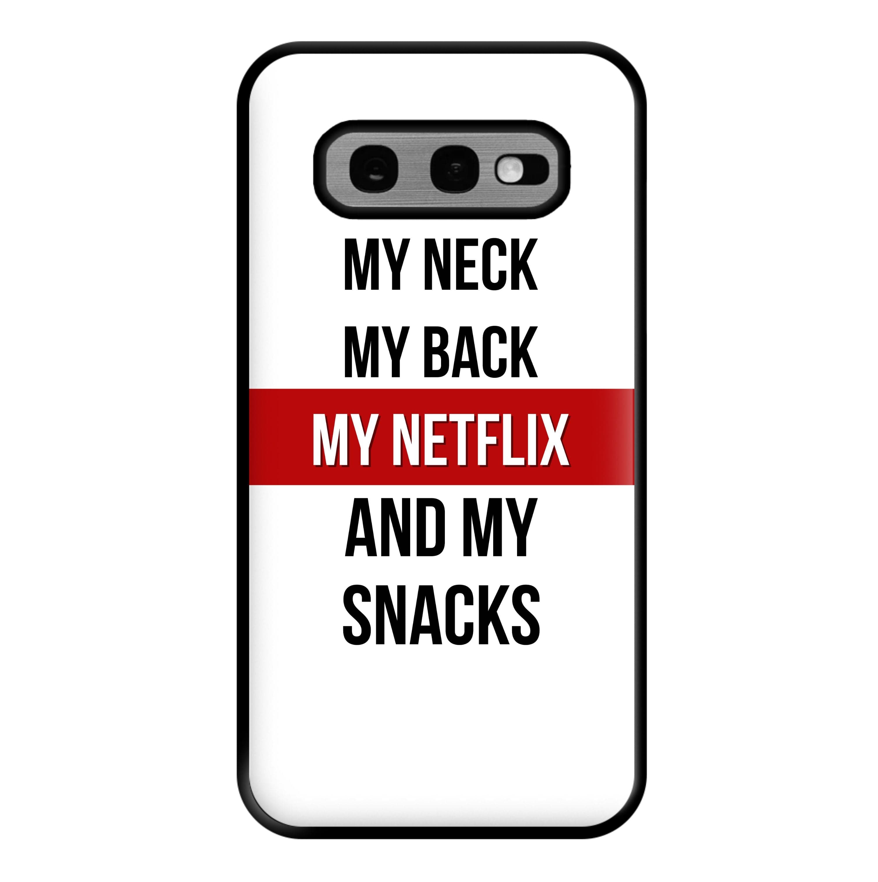 My Netflix & My Snacks Phone Case